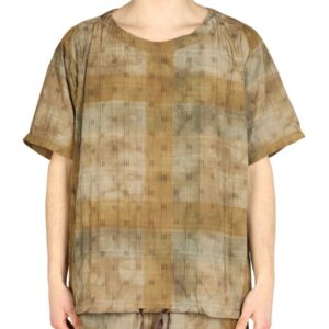 Refresh your wardrobe with the NEEDLES men's BOXY FIT T-SHIRT in Brown