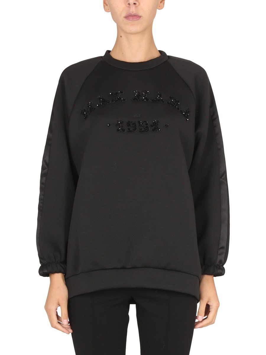Discover the authentic Max Mara women's "BRATTO" SWEATSHIRT in Black