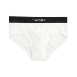 Refresh your wardrobe with the TOM FORD men's BRIEFS WITH LOGO in White
