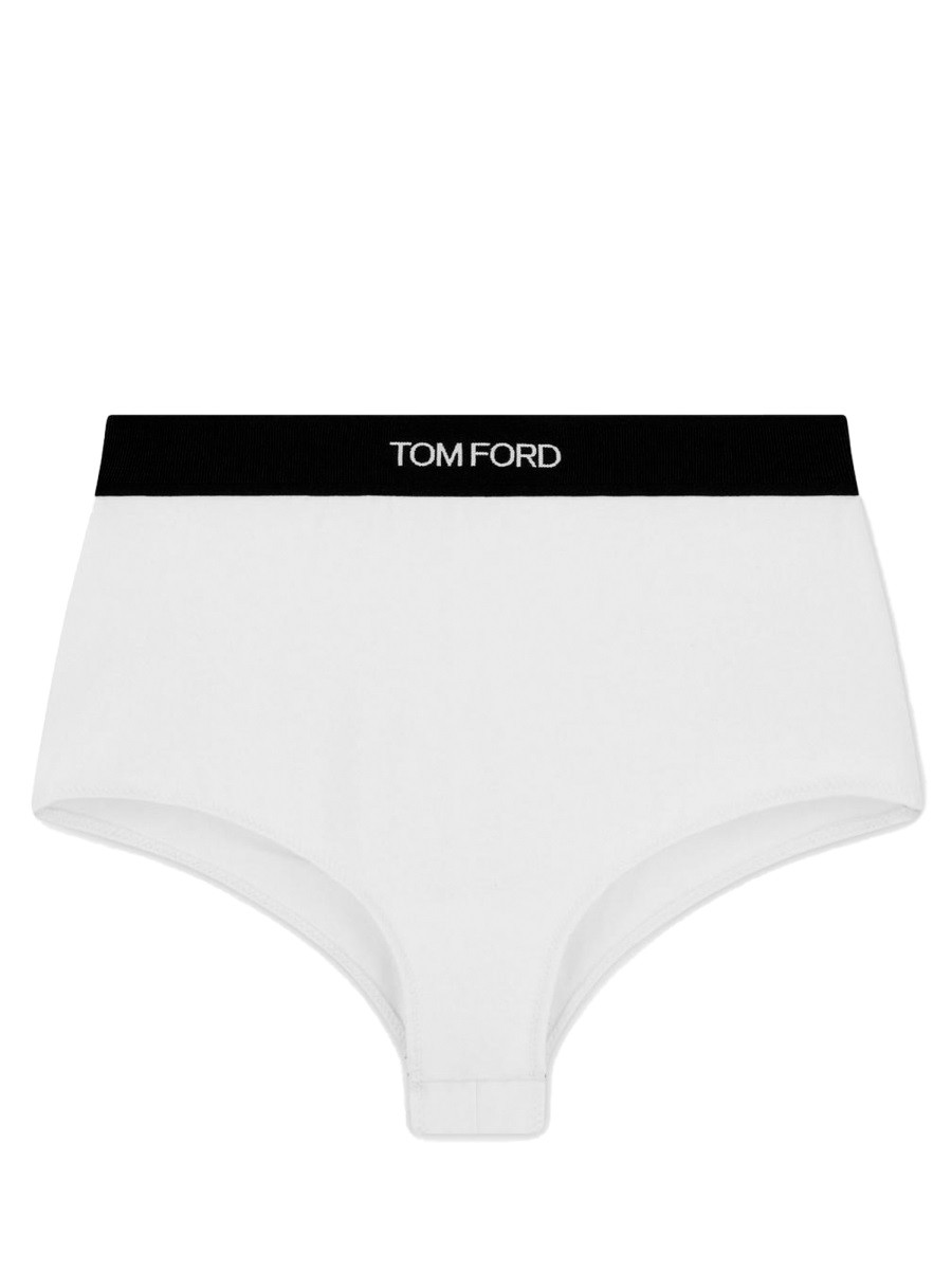 Refresh your wardrobe with the TOM FORD women's BRIEFS WITH LOGO in White