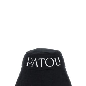 Discover the authentic PATOU women's BUCKET HAT in Black