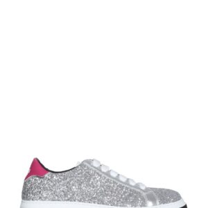 Discover the authentic Dsquared2 women's BUMPER SNEAKERS in Silver