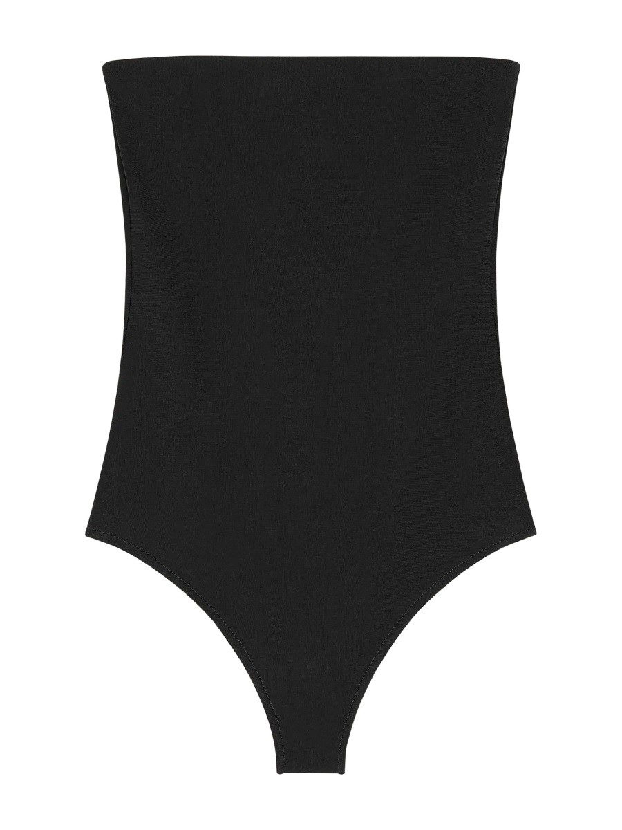 Discover the authentic COURREGES women's BUSTIER LINGERIE TOP in Black