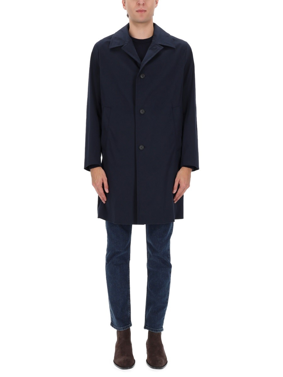 Refresh your wardrobe with the Boss men's "C-CLARK" COAT in Blue