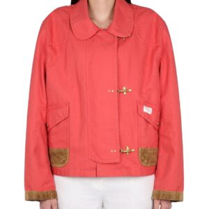 Discover the authentic FAY women's CABAN JACKET 3 HOOKS in Red