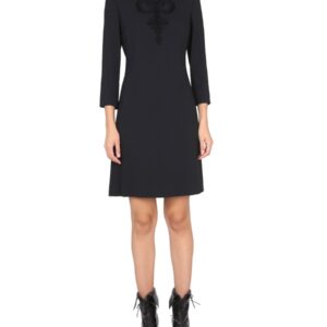 Refresh your wardrobe with the Boutique Moschino women's CADY DRESS in Black