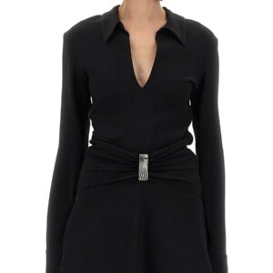 Refresh your wardrobe with the The Attico women's CADY MINI DRESS in Black