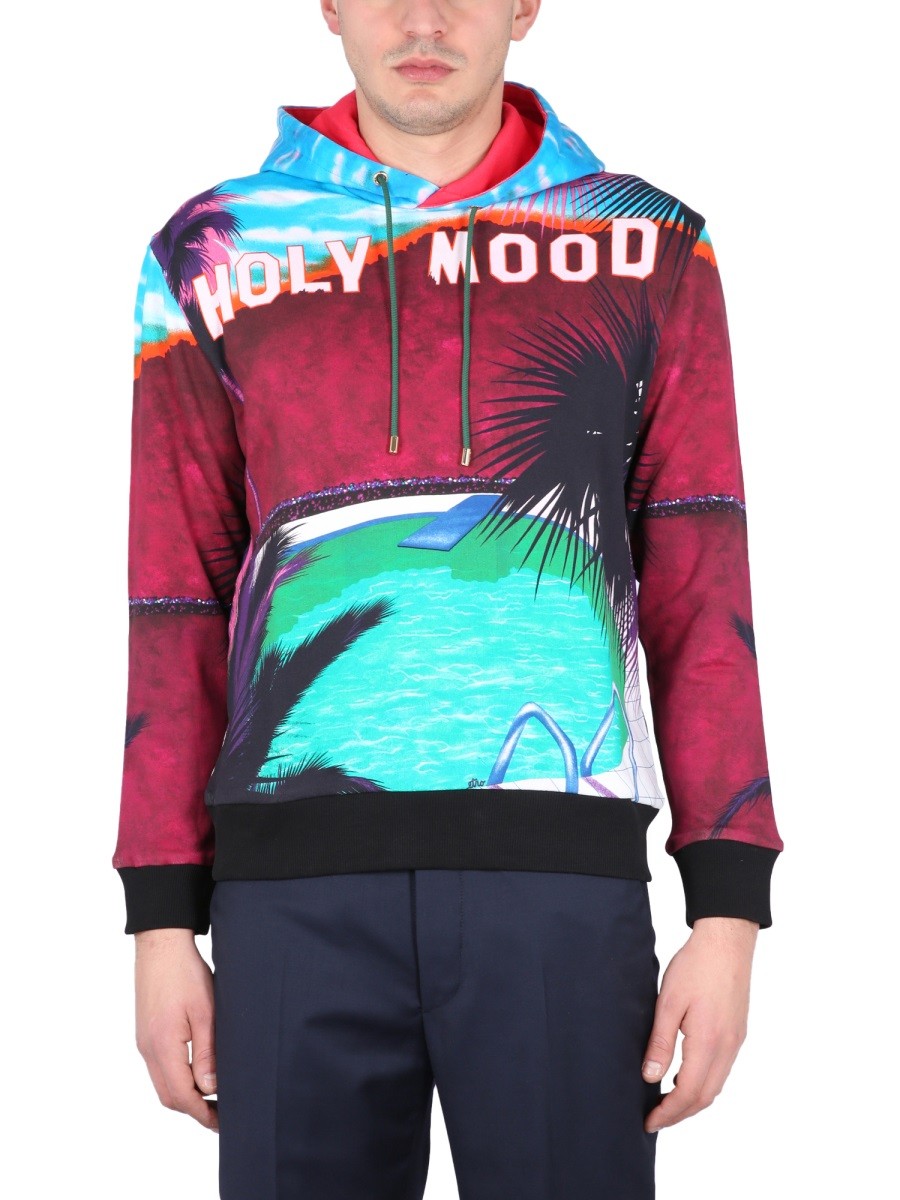 Explore the authentic Etro men's CALIFORNIA PRINT SWEATSHIRT in MULTICOLOUR