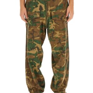 Discover the authentic Givenchy men's CAMOUFLAGE PANTS in GREEN