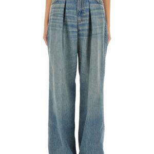 Refresh your wardrobe with the Haikure women's "CANDY WIDE-LEG" JEANS in DENIM