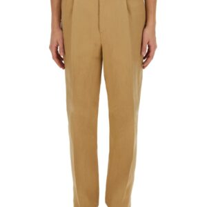 Discover the authentic Fendi men's CANVAS PANTS in Brown