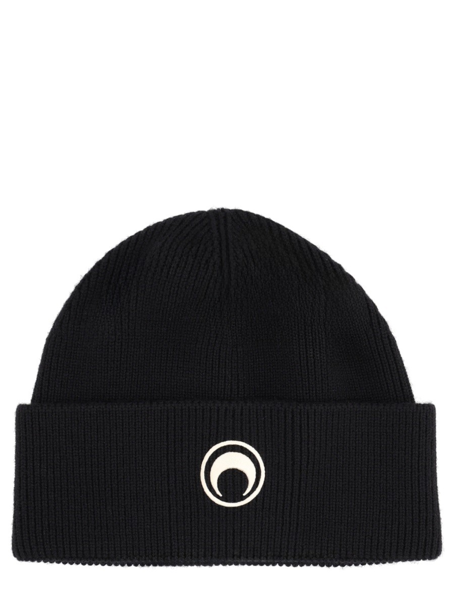Refresh your wardrobe with the MARINE SERRE unisex CAP WITH LOGO in Black
