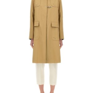 Refresh your wardrobe with the FAY women's "CAR COAT" COAT in beige