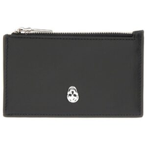 Explore the authentic Alexander Mcqueen men's CARD HOLDER "SKULL" in Black