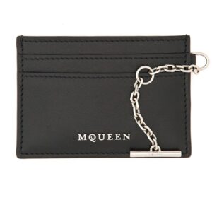 Explore the authentic Alexander Mcqueen women's CARD HOLDER "SLING" in Black
