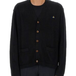 Refresh your wardrobe with the Vivienne Westwood men's CARDIGAN "ALEX" in Black