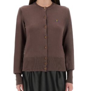 Refresh your wardrobe with the Vivienne Westwood women's CARDIGAN "BEA" in Brown