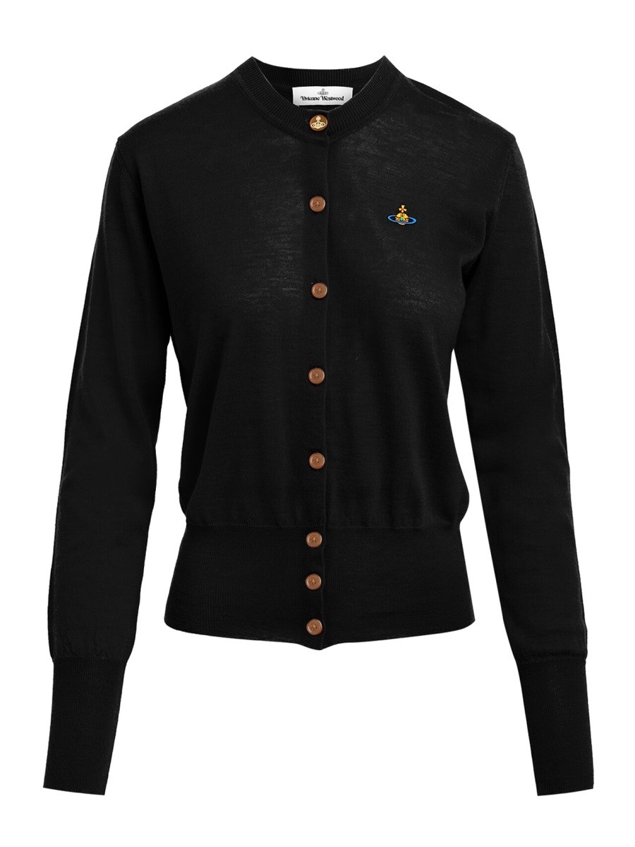 Refresh your wardrobe with the Vivienne Westwood women's CARDIGAN "BEA" in Black