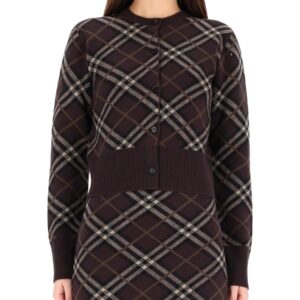 Discover the authentic Burberry women's CARDIGAN "GILLIAN" in Brown
