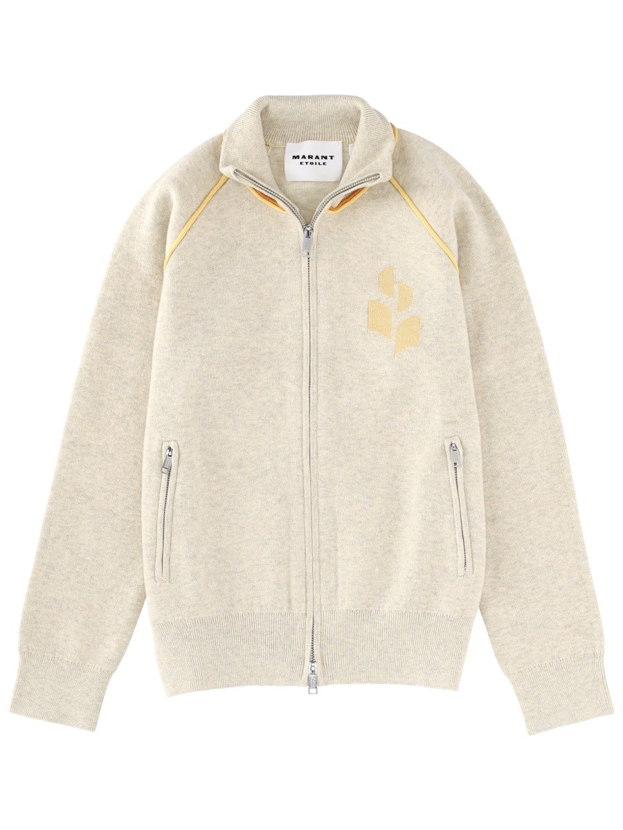Discover the authentic MARANT ETOILE women's CARDIGAN "LANYA" in Grey