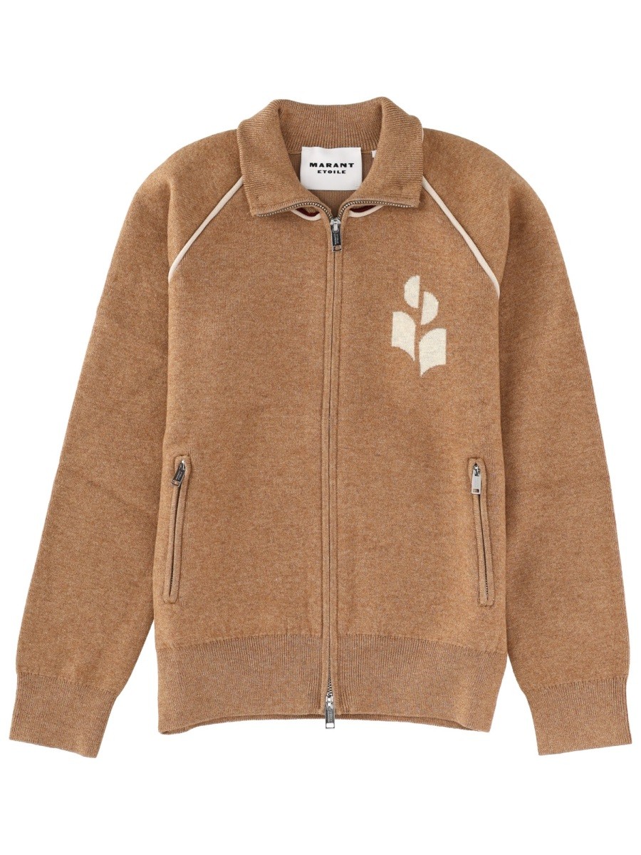 Discover the authentic MARANT ETOILE women's CARDIGAN "LANYA" in beige