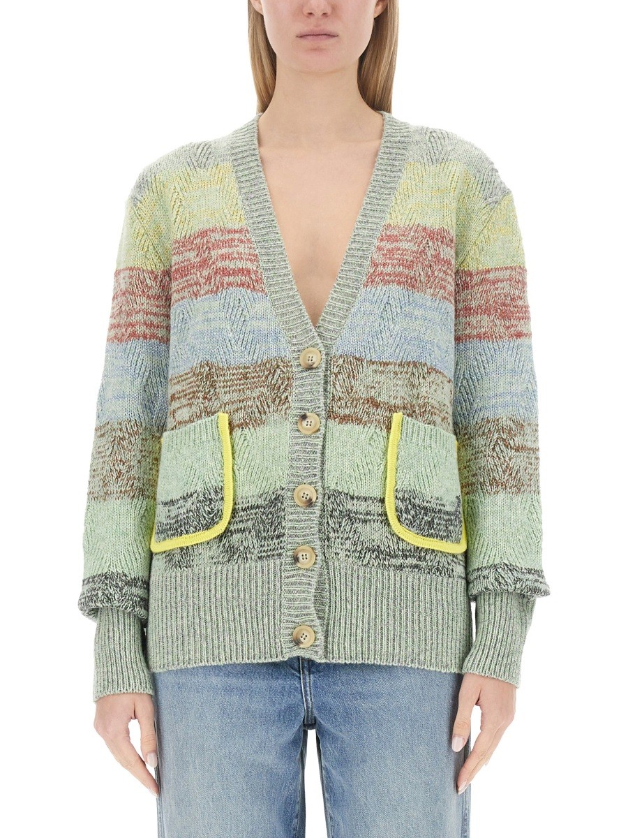 Discover the authentic CORMIO women's CARDIGAN "RENATO" in MULTICOLOUR