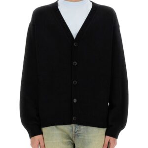 Explore the authentic Kenzo men's CARDIGAN WITH EMBROIDERED TIGER ACADEMY in Black