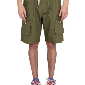Explore the authentic MARCELO BURLON COUNTY OF MILAN men's CARGO BERMUDA CROSS in MULTICOLOUR