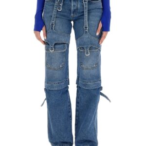 Discover the authentic Off-white women's CARGO JEANS in Blue