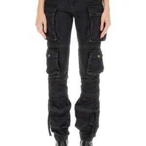 Refresh your wardrobe with the The Attico women's CARGO JEANS in Black