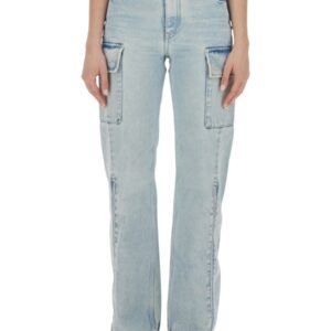 Refresh your wardrobe with the stella mccartney women's CARGO JEANS in DENIM