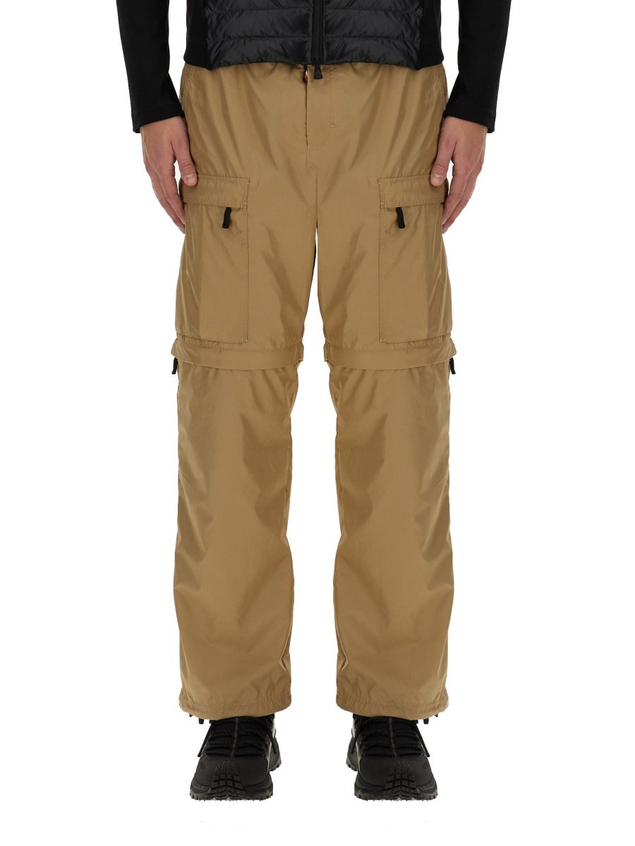 Refresh your wardrobe with the MONCLER GRENOBLE men's CARGO PANTS in beige