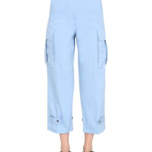 Discover the authentic msgm women's CARGO PANTS in Blue