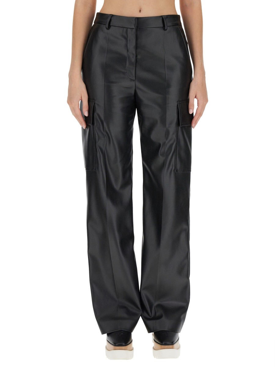 Refresh your wardrobe with the stella mccartney women's CARGO PANTS in Black
