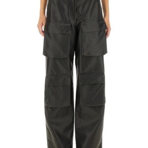 Refresh your wardrobe with the msgm women's CARGO PANTS in Black