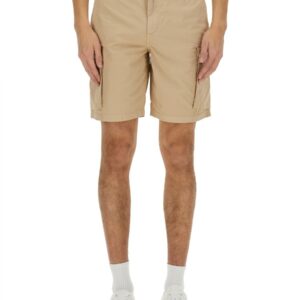 Discover the authentic Woolrich men's CARGO SHORTS in beige