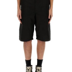 Elevate your look with the Kenzo men's CARGO WORKWEAR SHORTS in Black