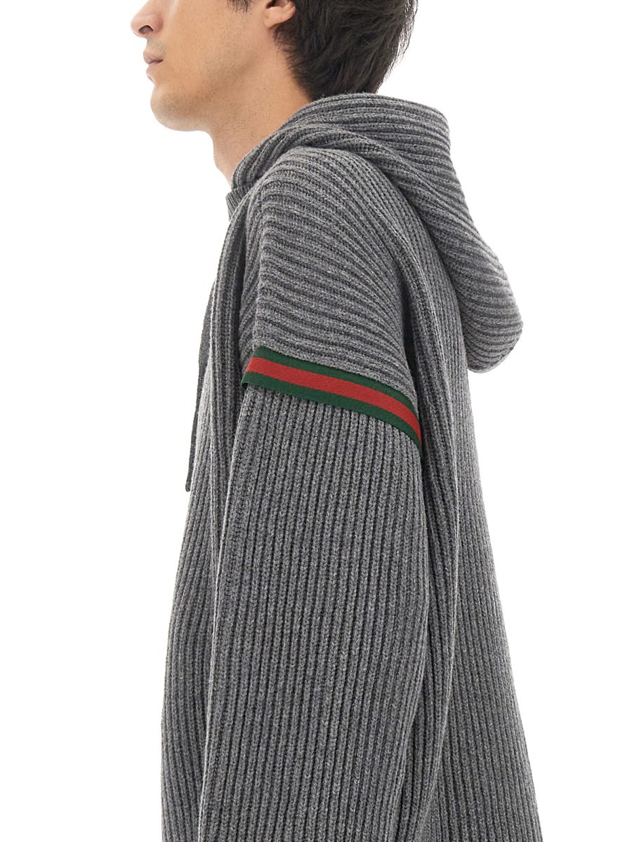 CASHMERE AND WOOL SWEATER - Image 4