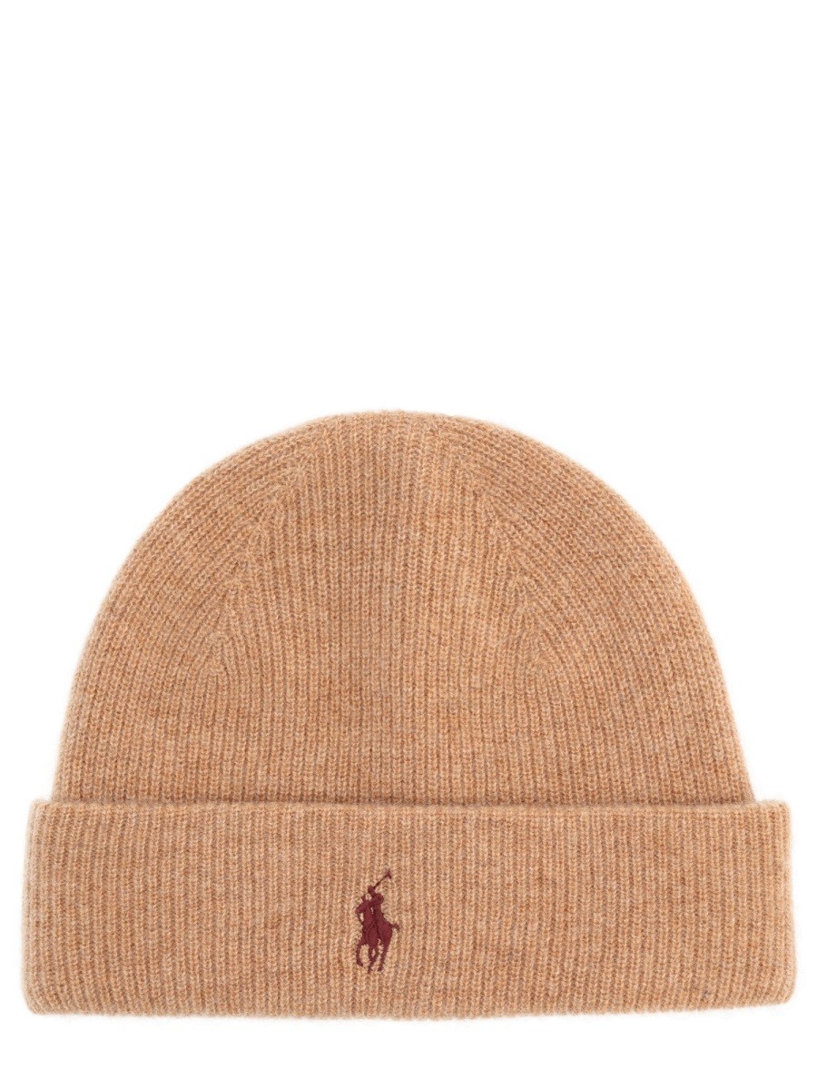 Refresh your wardrobe with the Polo Ralph Lauren men's CASHMERE BEANIE in beige