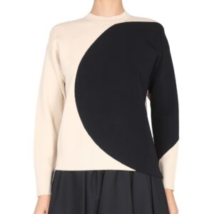 Discover the authentic Tory Burch women's CASHMERE CREWNECK SWEATER in MULTICOLOUR