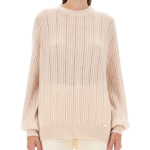 Refresh your wardrobe with the KITON women's CASHMERE SWEATER in beige
