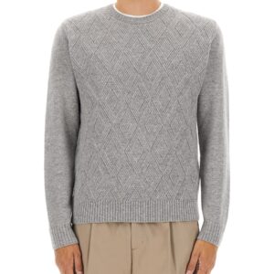 Discover the authentic Herno men's CASHMERE SWEATER in Grey
