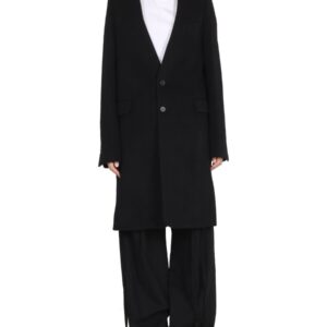 Refresh your wardrobe with the Ann Demeulemeester women's "CELINE" COAT in Black