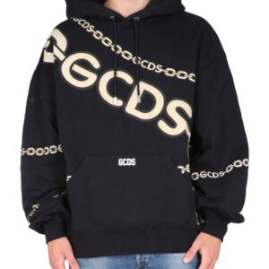 Discover the authentic gcds men's "CHAIN" SWEATSHIRT in Black