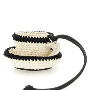 Discover the authentic jw anderson women's CHARM "TEACUP" in White