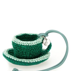 Discover the authentic jw anderson women's CHARM "TEACUP" in GREEN