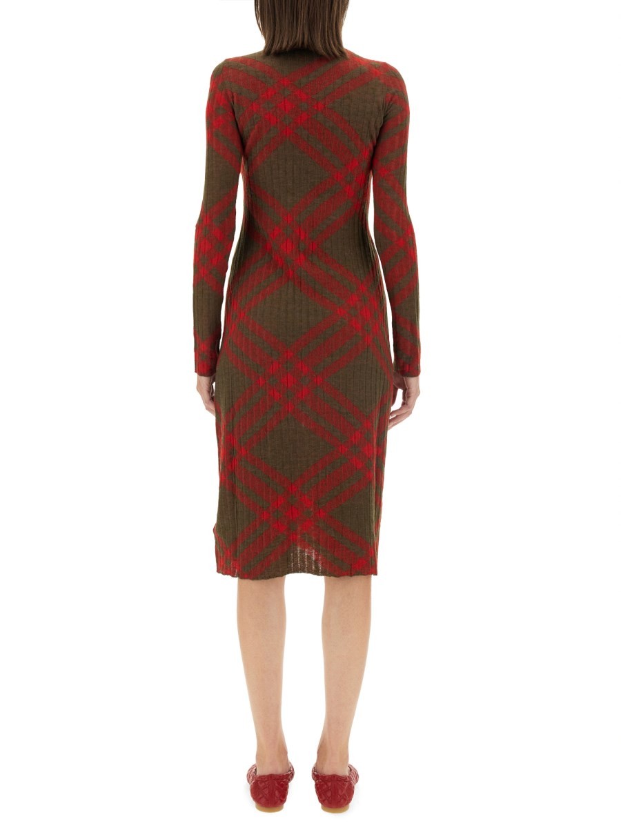 CHECK WOOL BLEND DRESS - Image 3