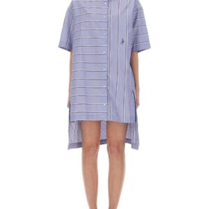 Refresh your wardrobe with the jw anderson women's CHEMISIER DRESS in Baby blue