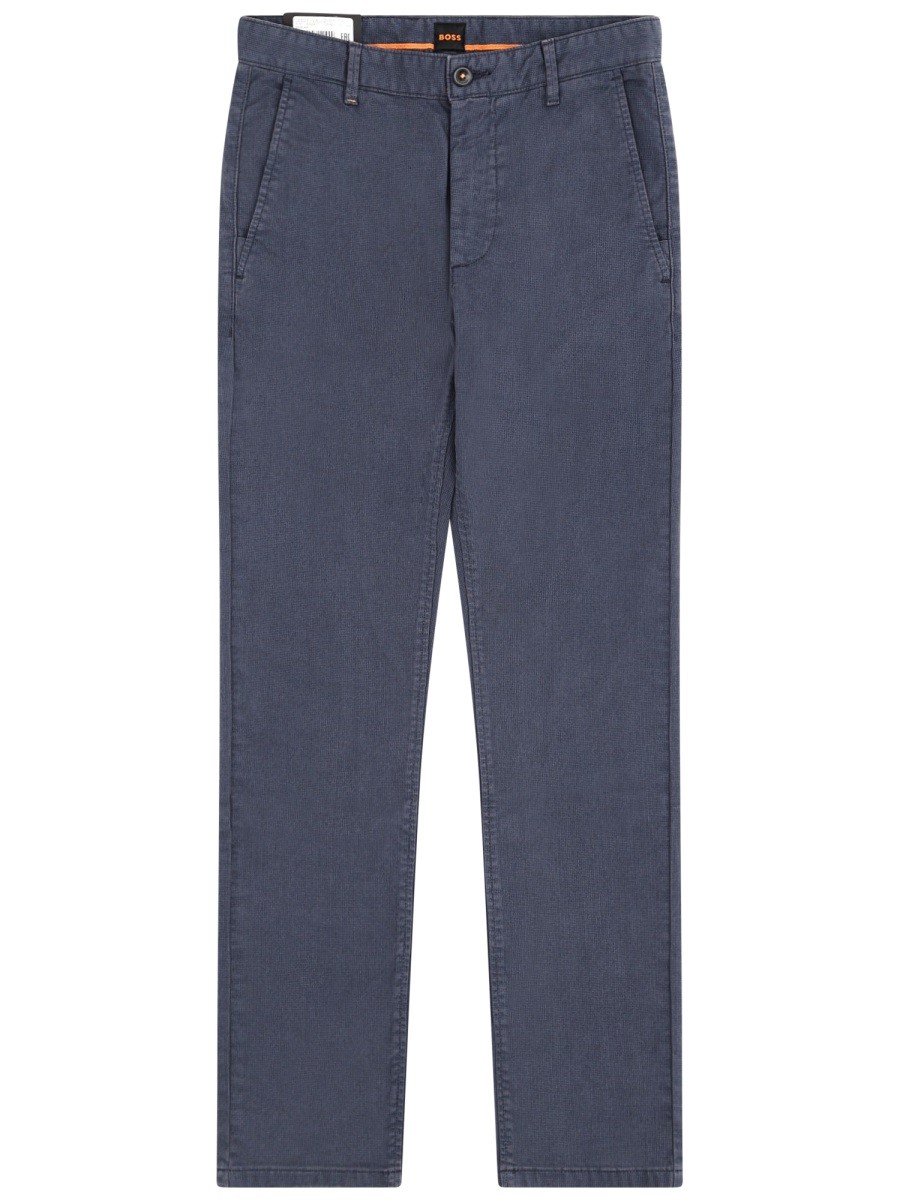 Discover the authentic Boss men's CHINO PANTS in Blue