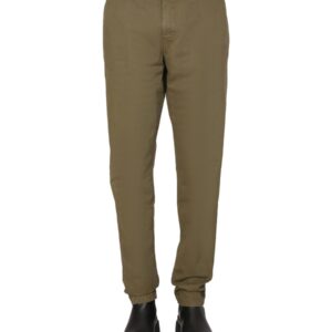 Elevate your look with the ASPESI men's CHINO PANTS in Military green